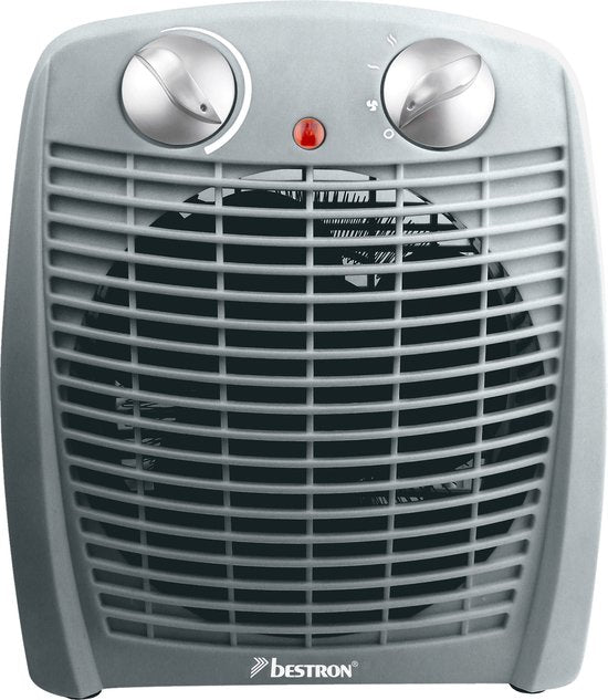 Bestron Stove - AFH211G - 2 Réglages de chaleur - Protection contre la chute - 2000W - Blanc - 5 ans de garantie