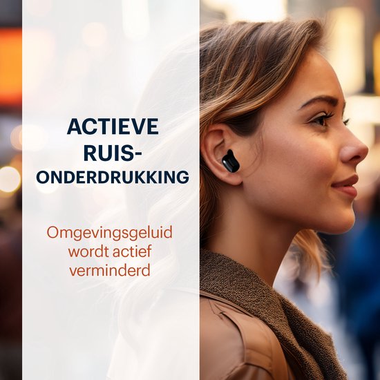 Grundig Wireless Earbuds - Ecouteurs Bluetooth 5.3 - Ecouteurs avec cassette de recharge - Autonomie jusqu'à 20 heures - Rechargeable par USB-C - Contrôle tactile et appels mains libres