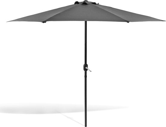 Parasol de balcon - Modèle semi-circulaire - Anthracite