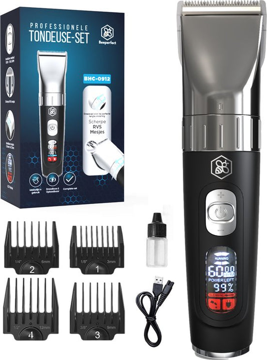 Beeperfect® Clippers Men - Tondeuses à cheveux - Tondeuses à cheveux pour hommes - Tondeuse pour tête et barbe - Tondeuses à cheveux - Tondeuse
