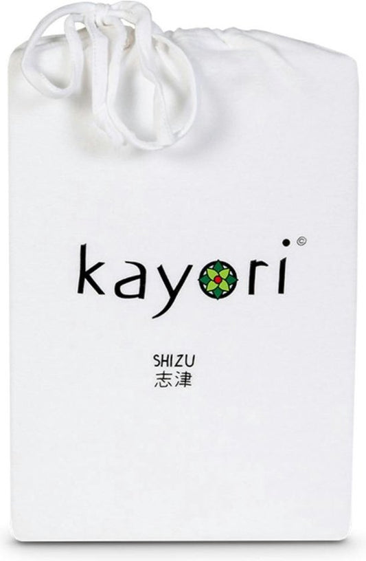 Protège-matelas Kayori - Jersey - (hauteur des coins 40 cm ) Blanc - L 180 x L 200/220 cm - Twin-Jumeaux Perméable à l'air - Convient à Matelas standard / sommier / matelas + surmatelas / lit d'eau - KAY005027-B 180 x L 200/220 cm