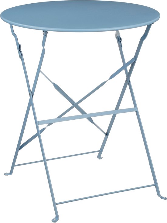 Mica Decorations Ensemble bistrot Laurence - Lot de 3 - Métal - Bleu clair