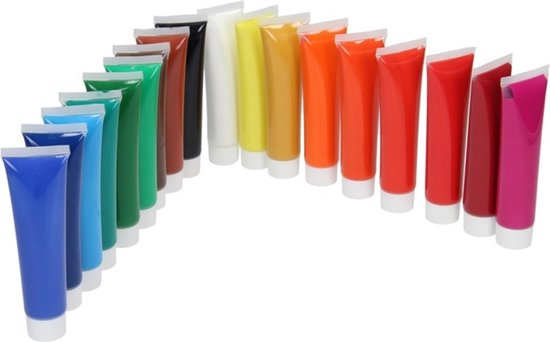 Set de peinture acrylique 18 pièces