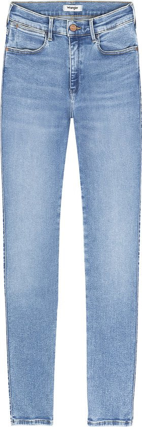 WRANGLER HIGH SKINNY BLUE LOVE SKINNY JEANS-LADIES