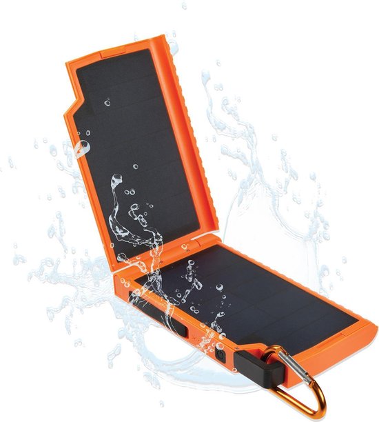 Xtorm Waterproof Super Solar 20W Powerbank - 10,000mAh - Rechargeable par énergie solaire - 3 Ports - Etanche pour Smartphone et Tablette