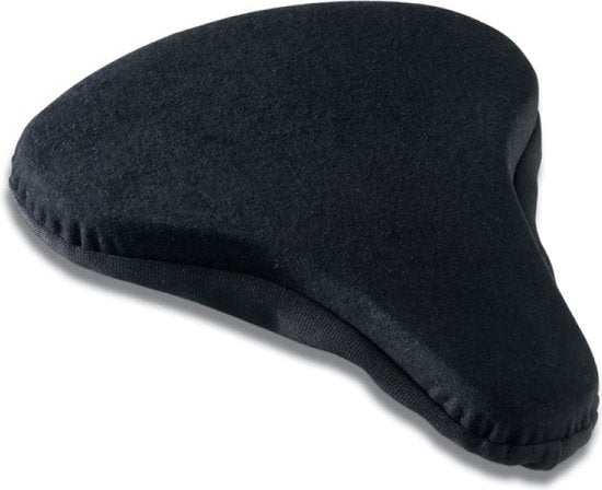 TEMPUR® - Housse de selle de vélo - Noir - 33,5 x 33 x 3 cm - Grand - Housse de selle de vélo - Confort - Mousse à mémoire de forme