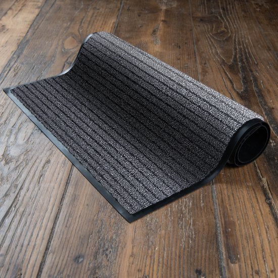 Paillasson Set 2 pièces Studio M - NEO - Tapis de séchage intérieur gris - 60x90 cm - Paillasson antidérapant Anthracite - Paillasson Advantage Package