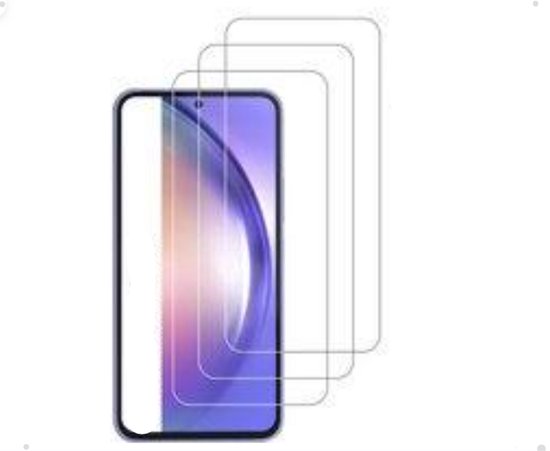 Protection d'écran Podec pour Samsung Galaxy A54 - Verre de protection trempé - Transparent et résistant aux rayures - Protection d'écran en verre trempé - 3 pièces