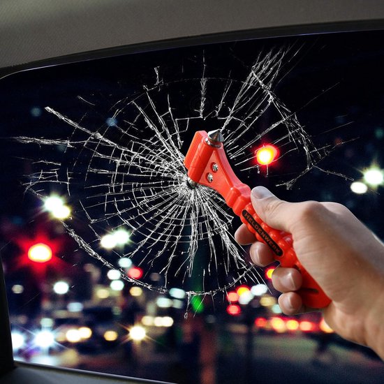 Coupe-ceinture et marteau d'urgence, sécurité en voiture en cas d'urgence, pour briser les vitres et couper les ceintures de sécurité, pour voiture ou bus