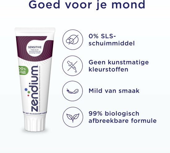 Dentifrice Zendium Sensitive - 75 ml