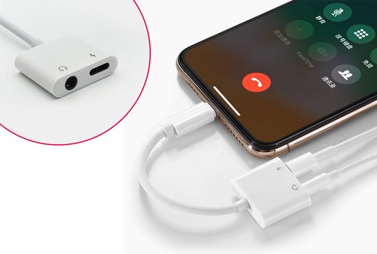 Séparateur audio Lightning - Iphone - Chargement et audio Séparateur Lightning et AUX