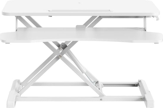 Rehausseur de bureau assis-debout ergonomique - poste de travail réglable en hauteur - 80 cm de large