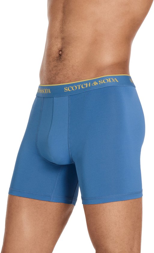 Scotch & Soda Active Stretch Boxer Shorts - Hommes - Lot de 3 - Performance Fit - Multi Size S