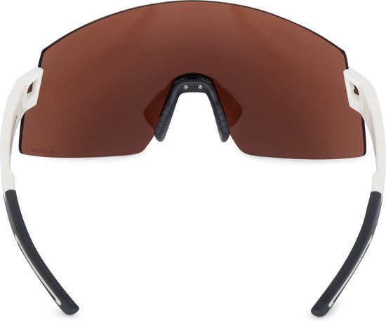 Lunettes AGU Vigor XL HDII Unisex - Blanc - Traitement antibuée et hydrophobe - UV400 - 2 lentilles supplémentaires - Coussinets anti-allergènes - Sac de rangement inclus