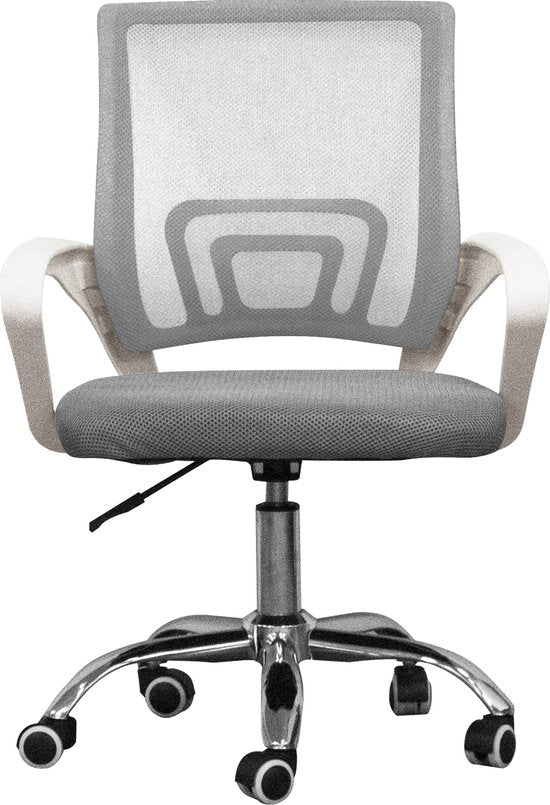 VDD Siège de bureau - gris/blanc - ergonomique - réglable en hauteur