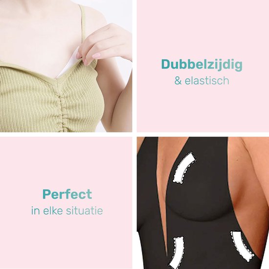Ruban de mode doux et soyeux - 5 mètres - Double face - Ruban pour robe - Ruban pour vêtements - Ruban pour seins - Couvre-mamelons