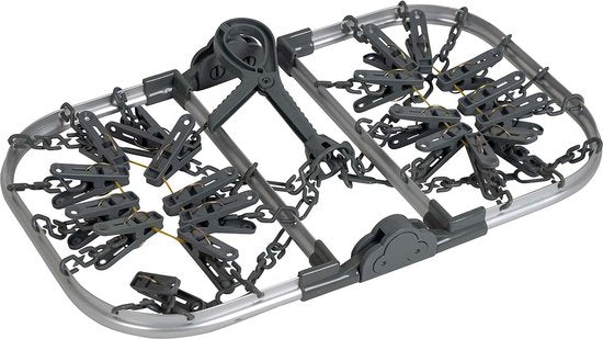 Bo-Camp - Carrousel de séchage - Pliable - Ovale - 20 piquets
