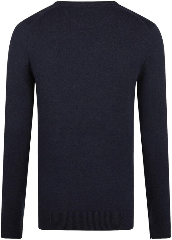 McGregor Sweater V Neck Sweater Mm999 1201 01 2100 Navy Blue Hommes Taille - S