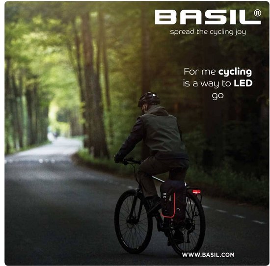 Basil Miles Bike Backpack Nordlicht - Sacoche à vélo simple - Noir - 13 Litre