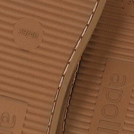 Chaussons Apollo en daim cognac pour femme - Taille 39/40
