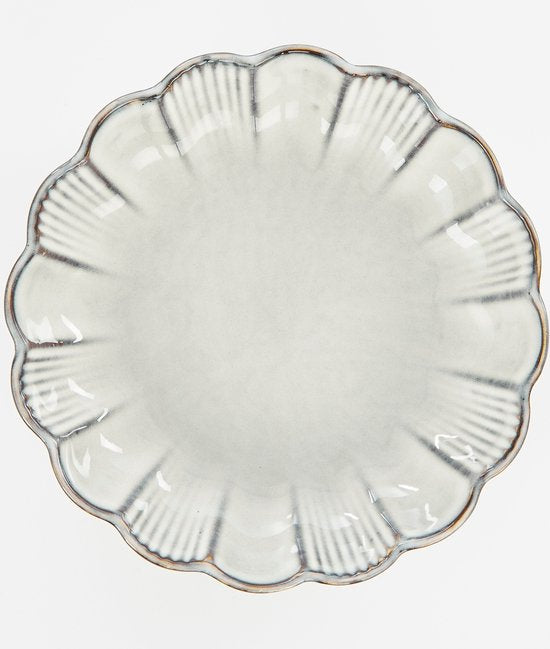 Bol - Mica Decorations - Corfu - H5 x Ø18,5 cm - Céramique - Gris