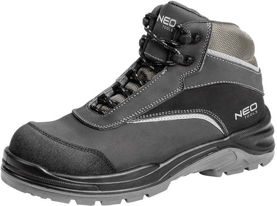 Bottes de sécurité pour hommes Neo Tools classe S3 SRC, imperméables WR, antidérapantes| Bottes de travail renforcées avec semelle intérieure en Kevlar, semelle intérieure antistatique, sans éléments métalliques, résistantes à la pénétration