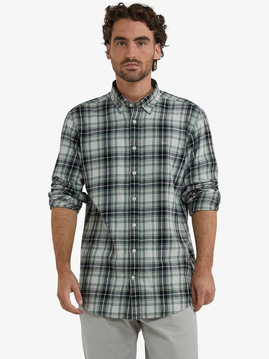 McGregor Shirt Flannel Plaid Green - Taille XL - Hommes - Chemises Casual