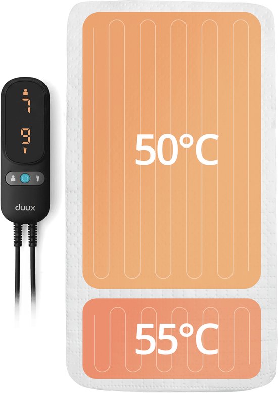 Couverture électrique Duux Snooze Fleece - 6 positions - 90x200 cm
