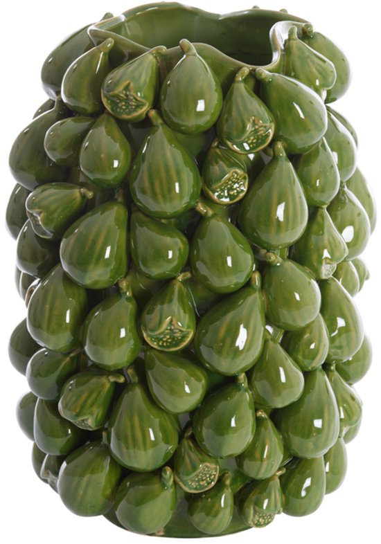 Light & Living Vase Natalia Céramique, 47cm de haut - Vert foncé