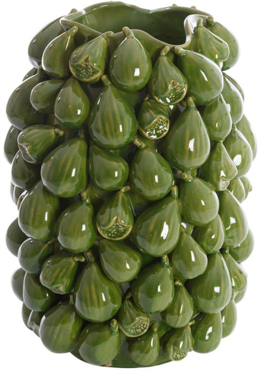 Light & Living Vase Natalia Céramique, 47cm de haut - Vert foncé
