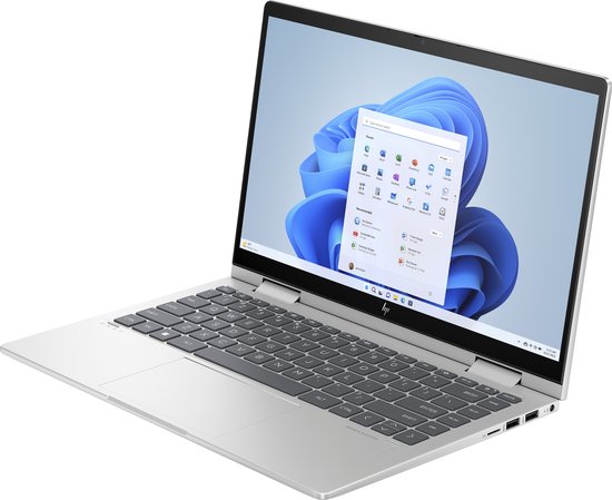 HP Envy x360 14-ES1013 - Intel Core Ultra 5 120U - 8Go - 512Go SSD - 14" Full-HD (1920x1080) 2-en-1 Ecran tactile - Clavier rétro-éclairé - Scanner d'empreintes digitales - Win 11 Home - QWERTY