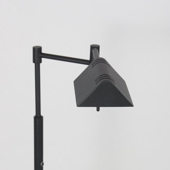 Mexlite - lampadaire - GlowGo - noir - métal - lampe de lecture - LED - 4603ZW