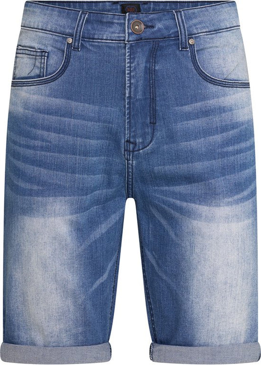 Mario Russo Denim Short Dark Used - Short Jeans - Pantalon d'été confortable - Taille XL
