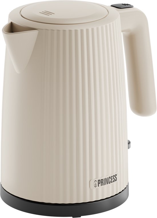 Bouilloire Princesse Wave 236048 - Rétro - 1,7 litres - 2200W - Beige