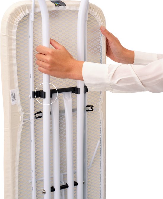 Brabantia planche à repasser B - 124 x 38 cm, pour fer à vapeur - Fresh Breeze