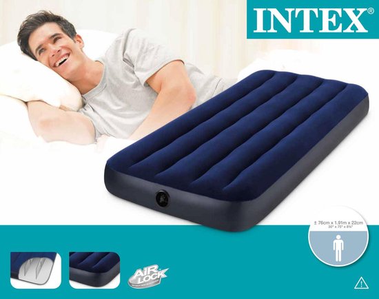 Intex Jr. Twin Dura-Beam Series Classic Downy Matelas pneumatique - 191x76x22 cm