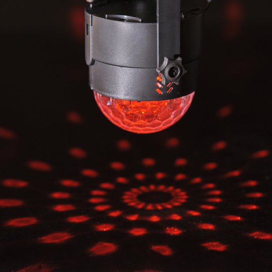 Denver Rotating Disco Light - LED - Discoball - Contrôlé par la musique - Télécommande - Adultes / Enfants - LDB318