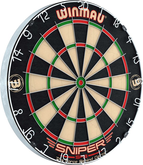 Jeu de fléchettes Winmau Sniper avec fléchettes
