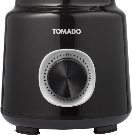 Tomado TTB1501B - Blender - 1.5 litres - 2 vitesses - 500W - Mode Pulse - Protection du couvercle - Noir