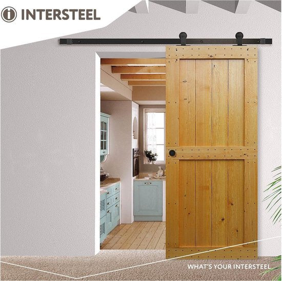 Système de portes coulissantes Intersteel Basic Top noir mat