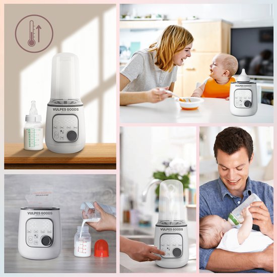 Vulpes Goods® BabyCare - Chauffe-biberon PRO 10in1 - Chauffe-biberon - Chauffer les liquides et les aliments