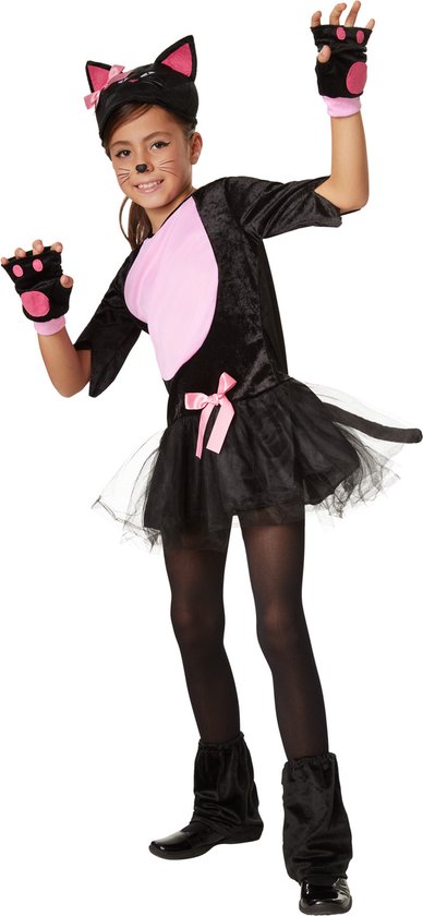 Dressforfun Rose kitten 158 (à partir de 12 ans) - robe costume halloween dress up party wear carnaval costume carnaval party wear - 302104