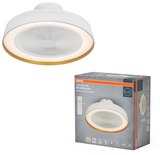 OSRAM HOMELIGHTING Ventilateur de plafond Compact 480 49W Blanc Ventilateur de plafond 49 W