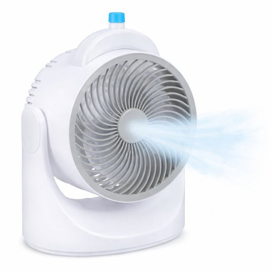 Mini ventilateur de table avec élément de refroidissement - Mini ventilateur réglable à 3 niveaux - Ventilateur USB avec lumière LED - Élément de refroidissement 240 ML - pour table bureau chambre à coucher