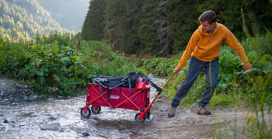 Coleman Wagon Wagon - Pliable - Rouge