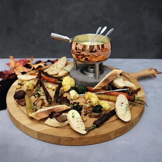 Set à fondue Boska en cuivre - Fondue au fromage - pour 1300 grammes de fromage - 1.7 L
