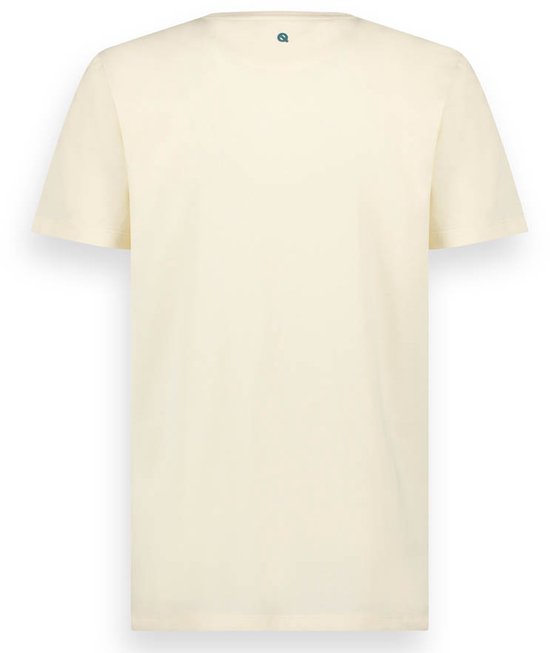LEBASQ - The Baker - T-shirt - Manches courtes - Blanc cassé - L - coton bio - Impression 3D