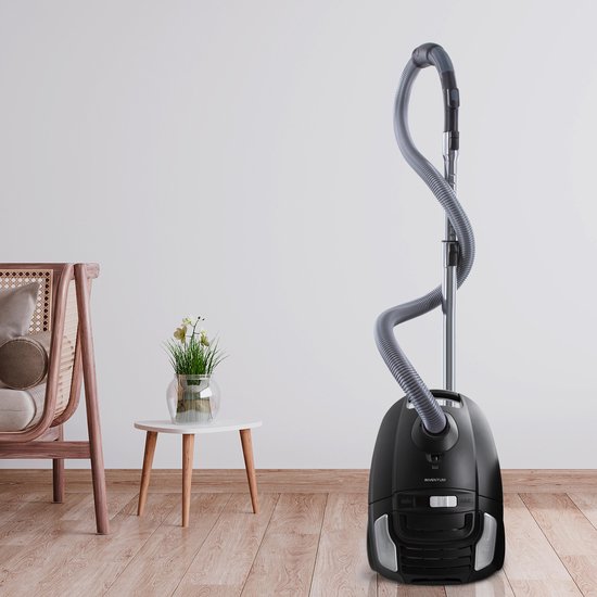 Inventum ST306ZZA - Aspirateur avec sac - 3 litres - HEPA 13 - Longueur du cordon 7 mètres - Noir