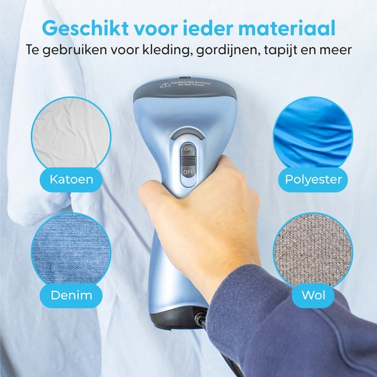 Ølven Défroisseur à linge - Défroisseur à main - Défroisseur à linge - Bleu