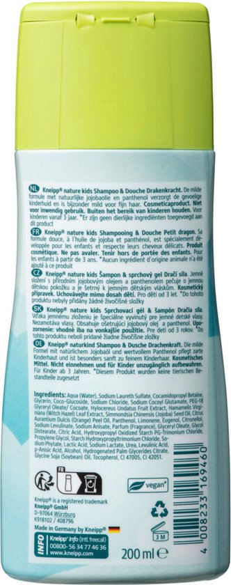 Kneipp Little Dragon Shampooing et gel douche - 200ML